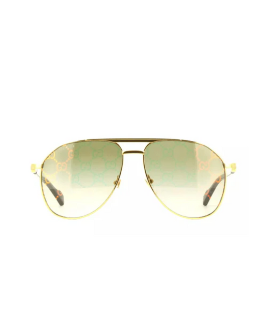 Gucci Lettering GG1220S Aviator Sunglasses