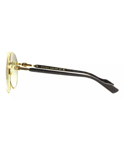 Gucci Lettering GG1220S Aviator Sunglasses