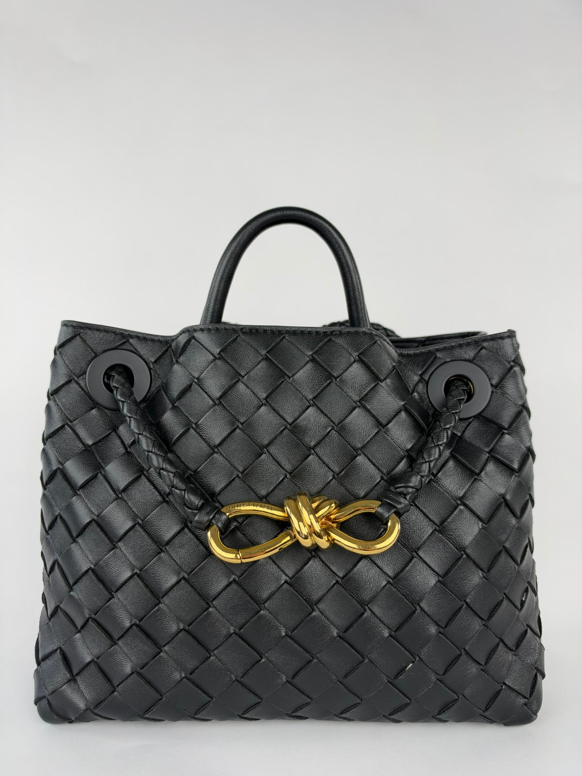 Bottega Veneta Andiamo Bag Black Small