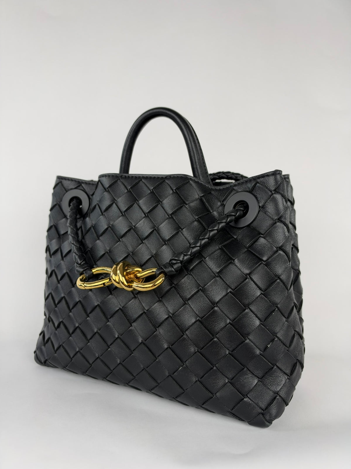 Bottega Veneta Andiamo Bag Black Small