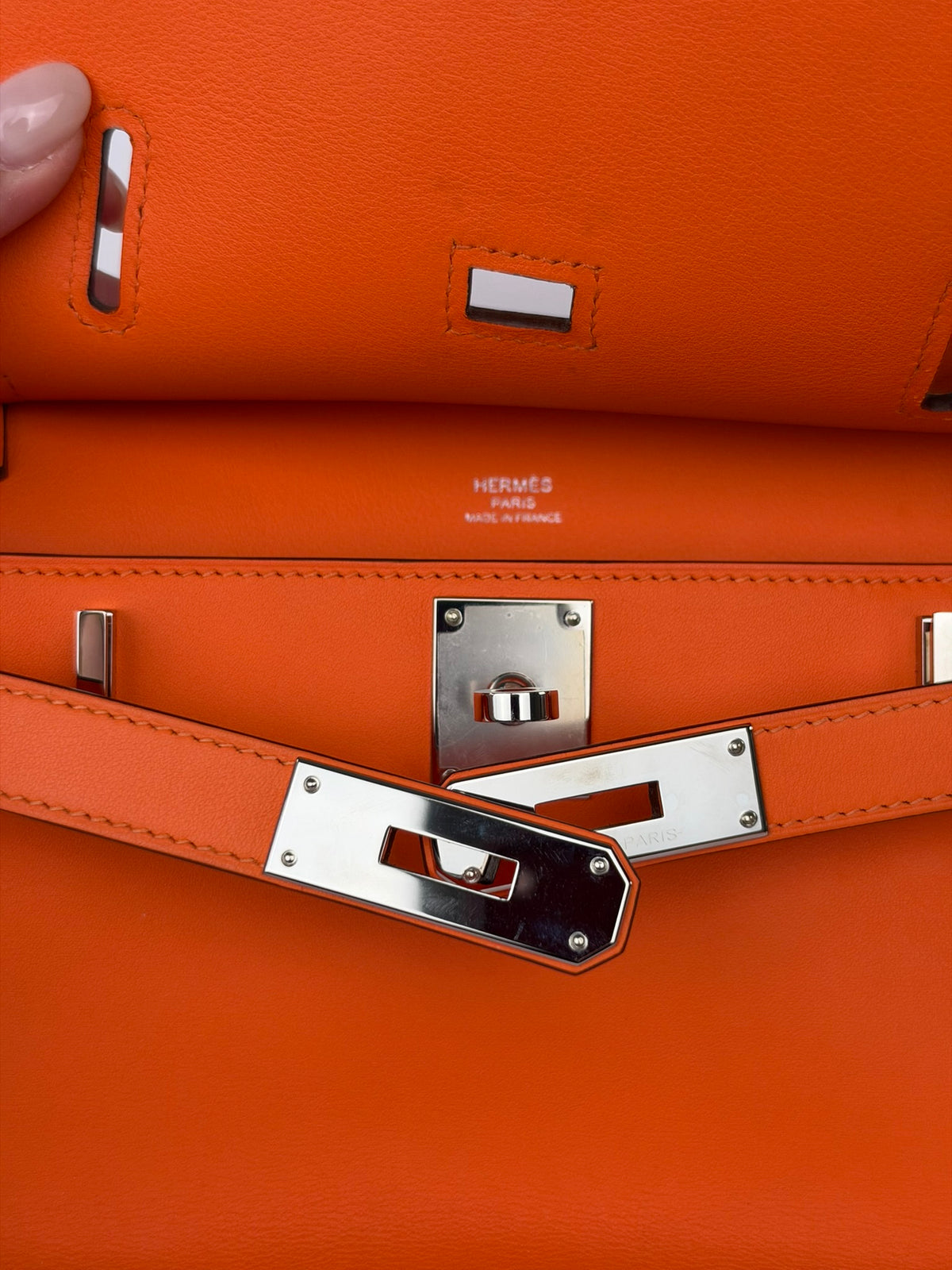 Hermès Jypsiere Bag Orange Mini
