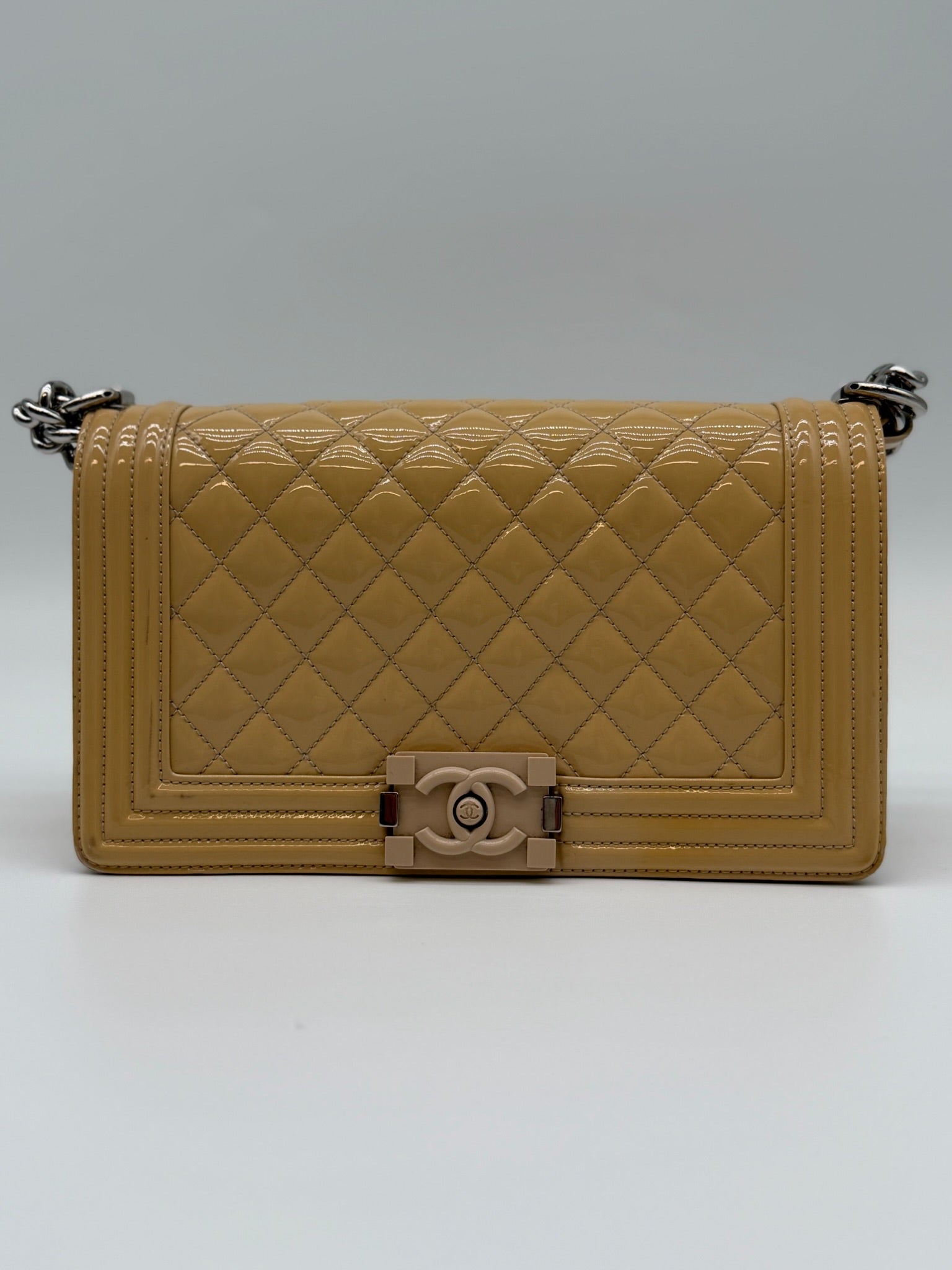 Chanel Boy Bag Beige Medium