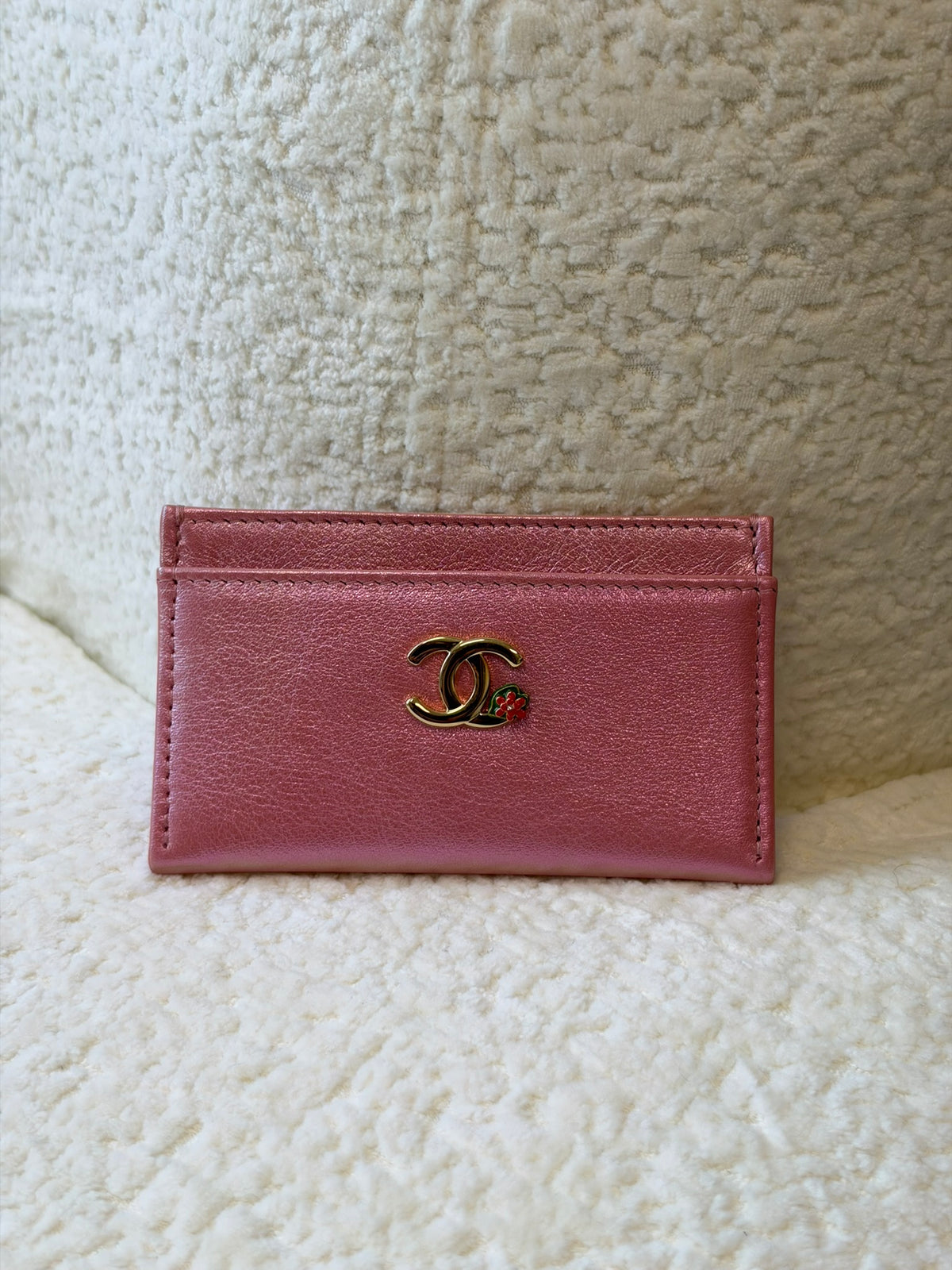 Chanel Card Holder Pink