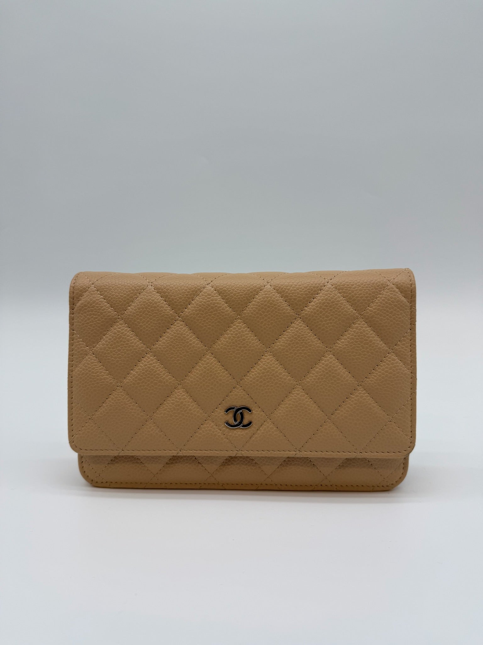 Chanel Wallet On Chain Bag Dark Beige