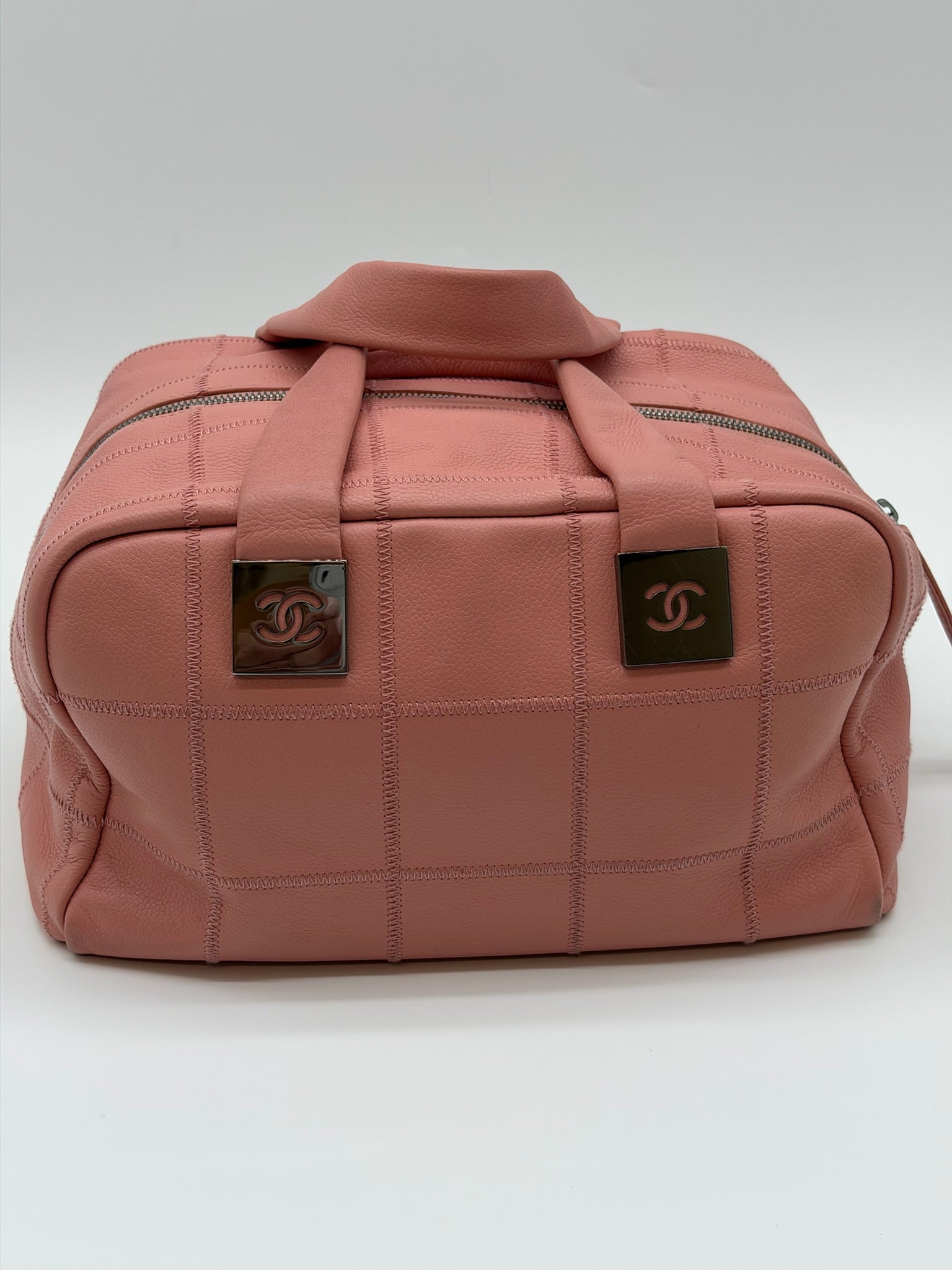 Chanel Bowling Bag Pink Large