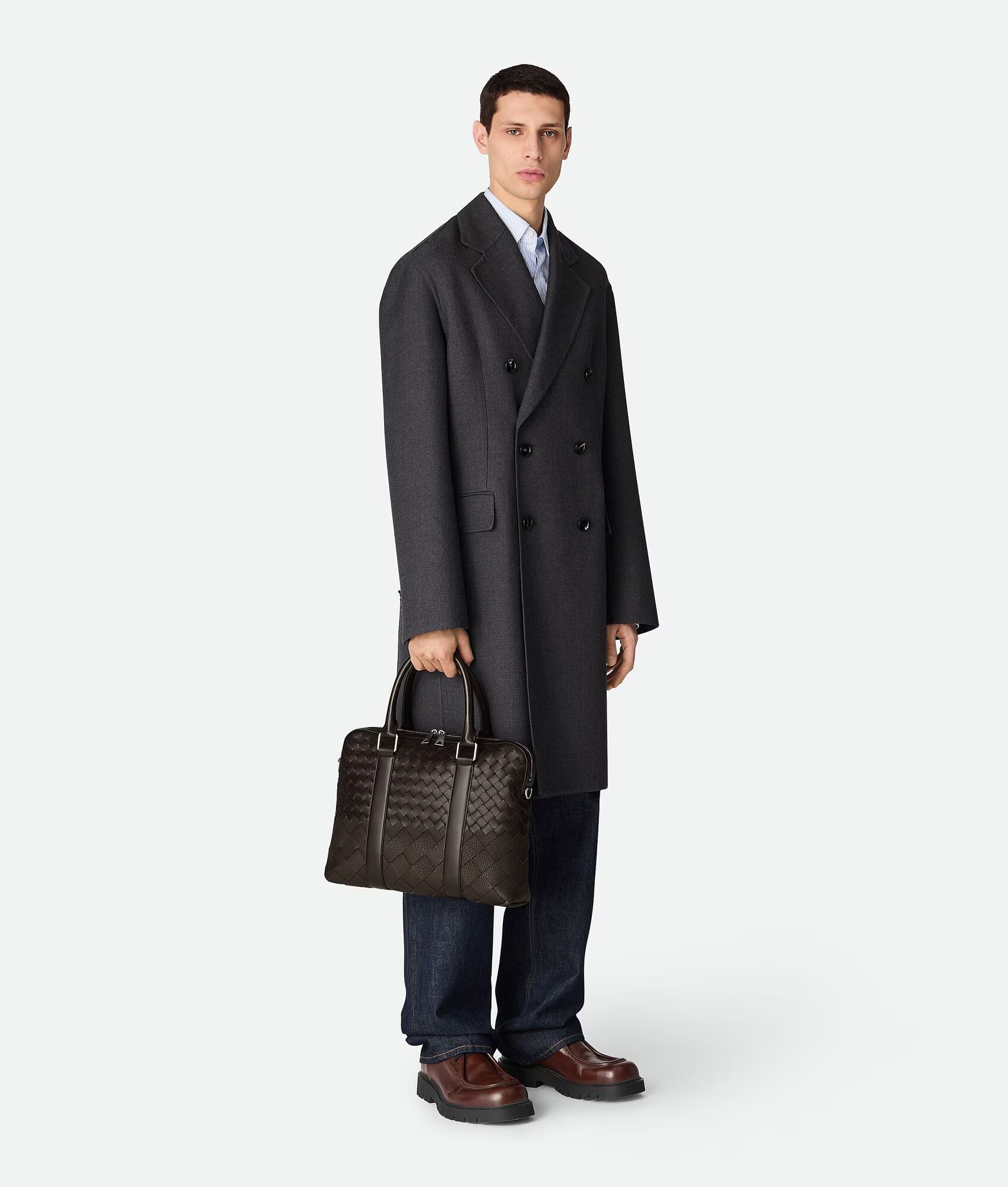 Maletín Intrecciato Slim