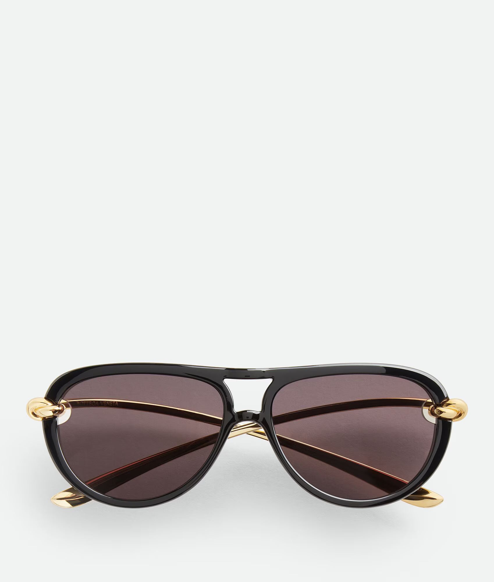 Bottega Veneta BV1418S Knot Aviator Sunglasses