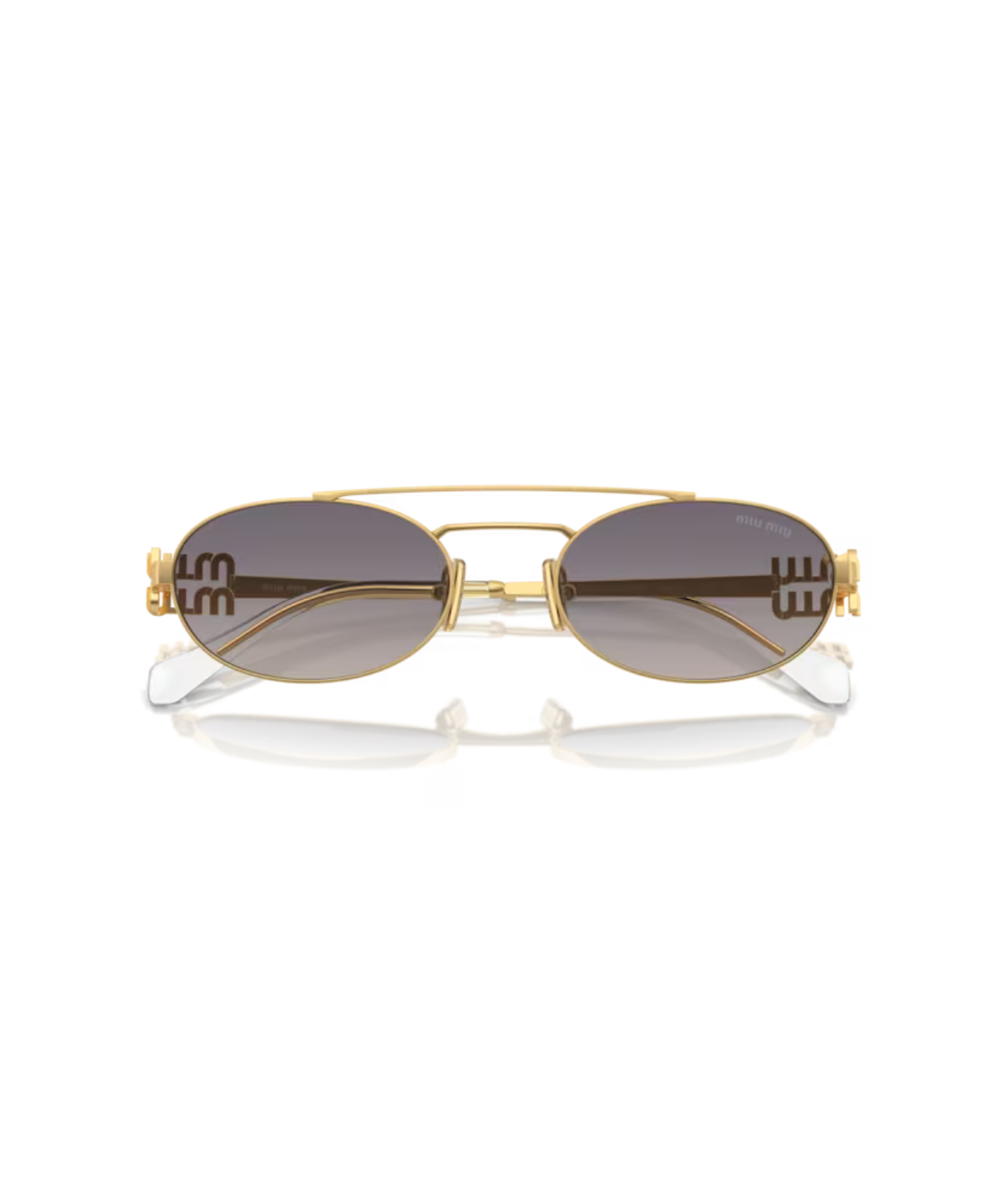 Gold-Grey Gradient Mirror