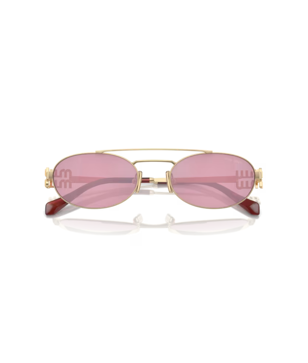 Pale Gold-Dark Pink Silver