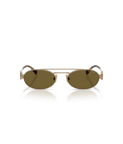 Brass Gold-Dark Brown