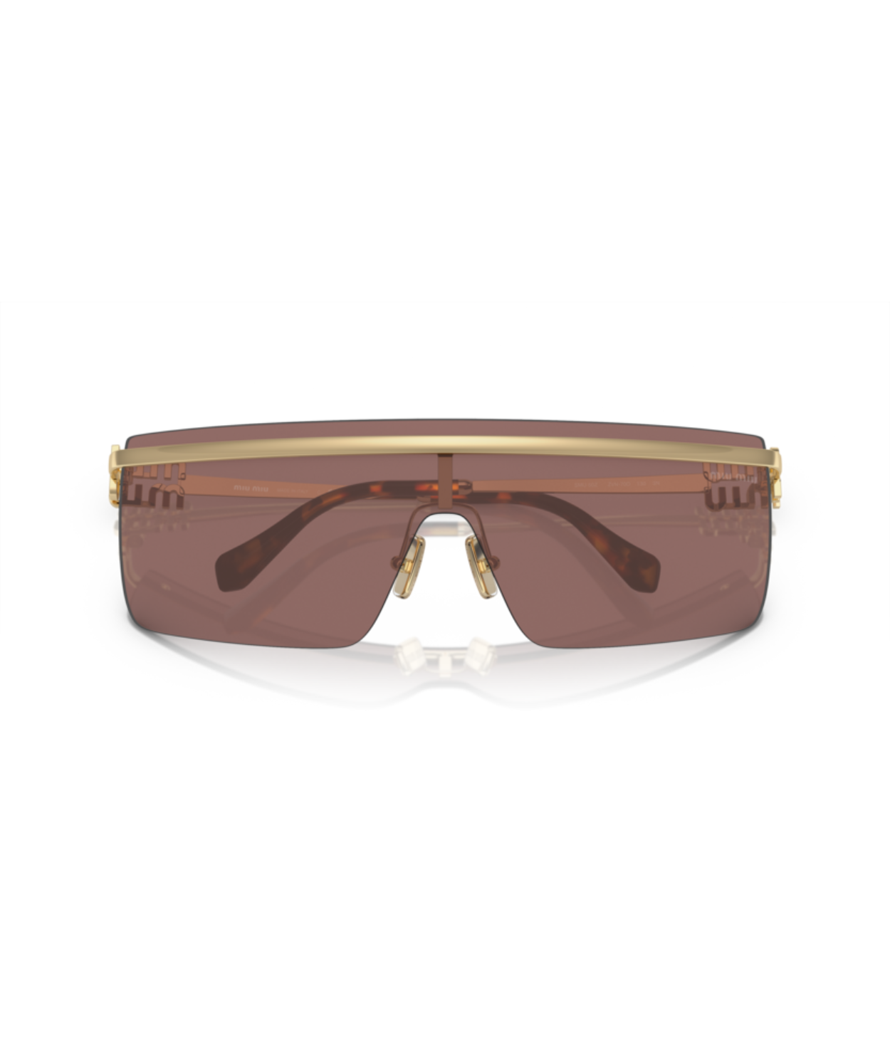 Pale Gold-Brown Mirror Internal Silver