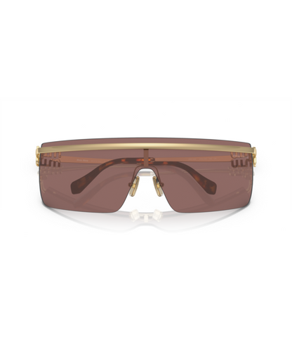 Pale Gold-Brown Mirror Internal Silver