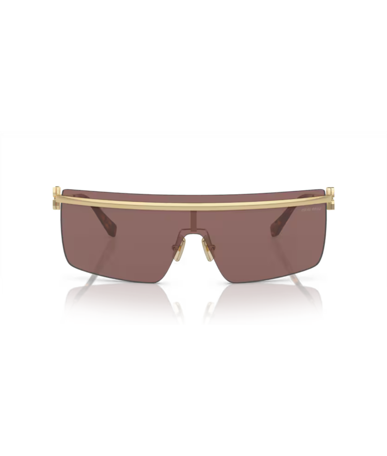 Pale Gold-Brown Mirror Internal Silver