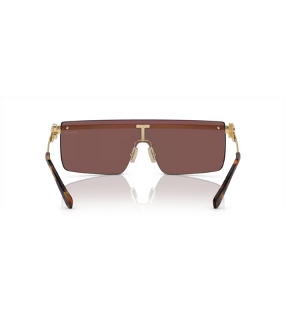 Pale Gold-Brown Mirror Internal Silver