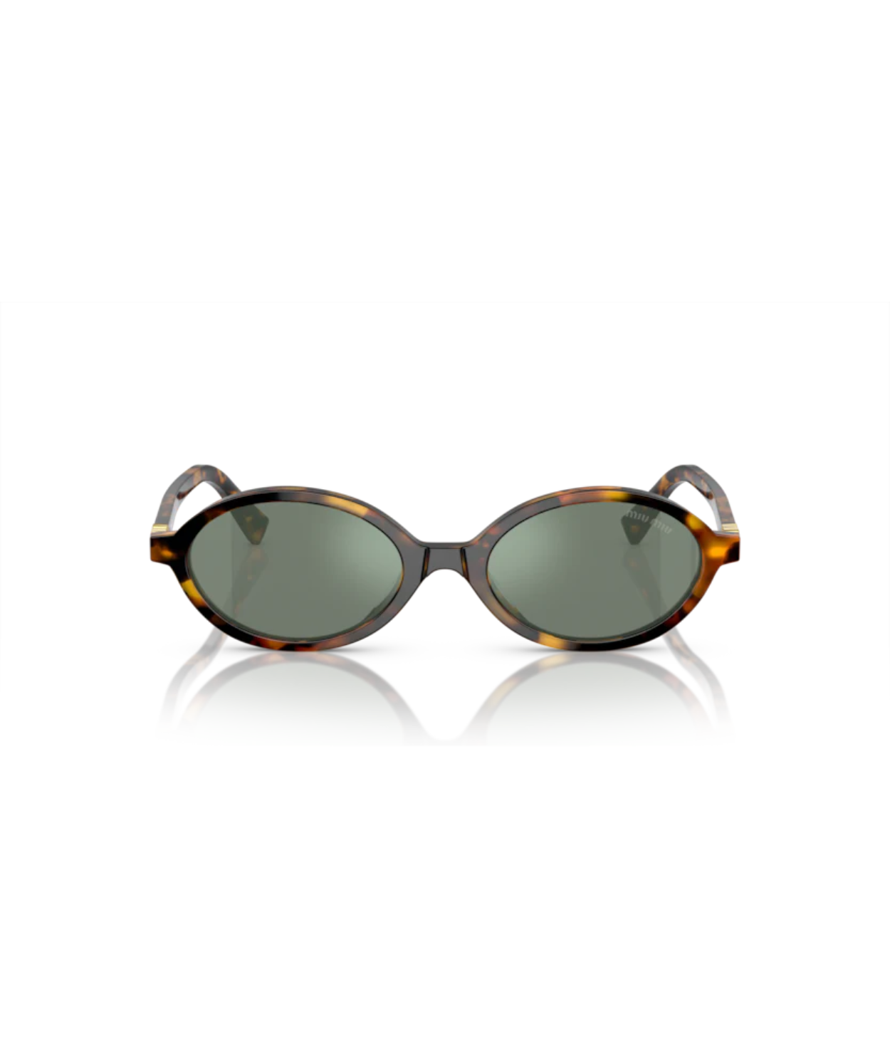 Honey Havana- Green Mirror Internal Silver