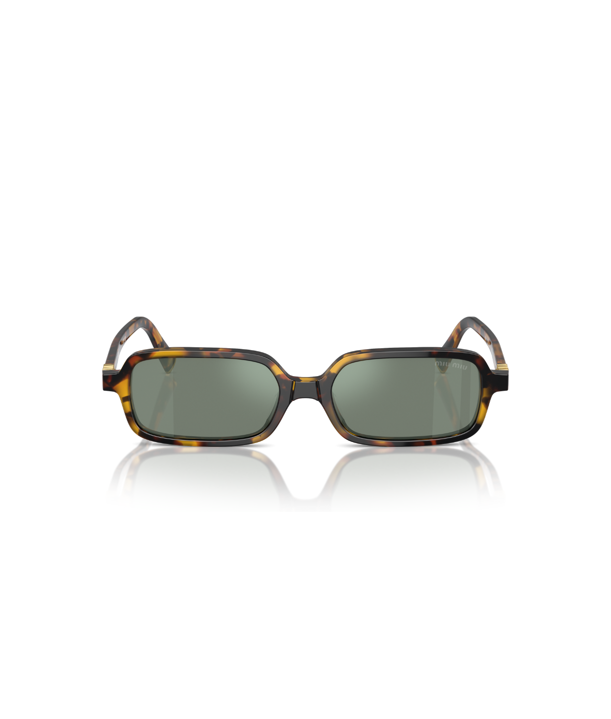 Honey Havana- Green Mirror Internal Silver