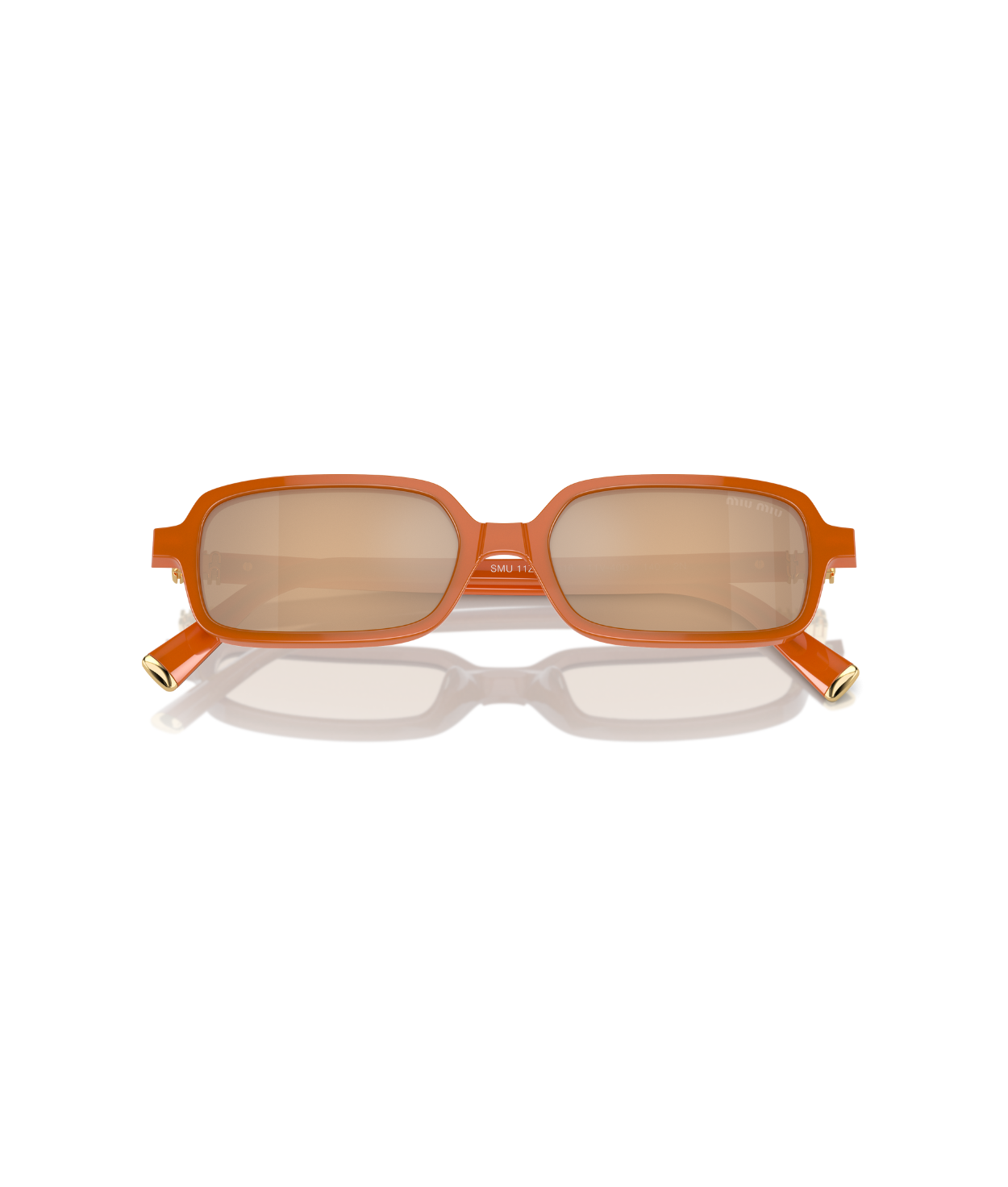 Turmeric opal-Light orange mirror silver