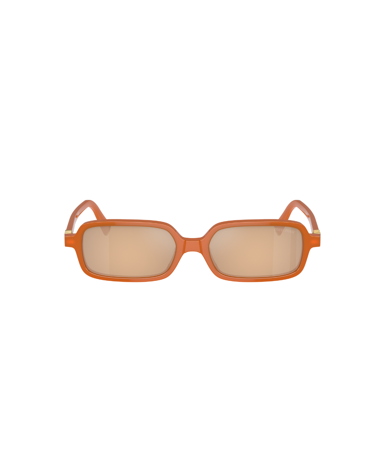 Turmeric opal-Light orange mirror silver