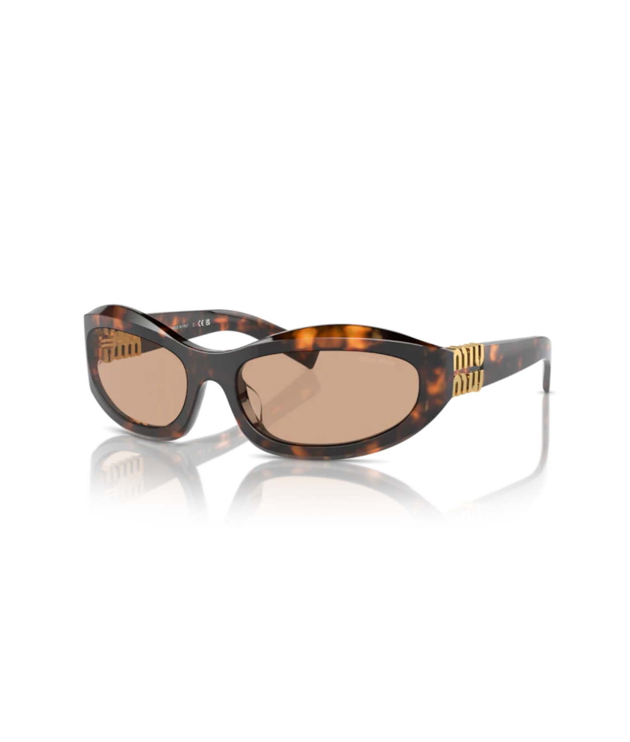 Miu Miu 0MU 14ZS Irregular Sunglasses