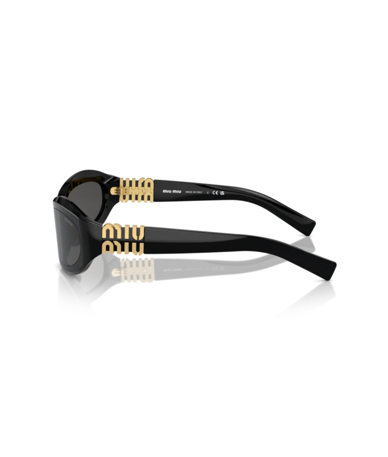 Miu Miu 0MU 14ZS Irregular Sunglasses