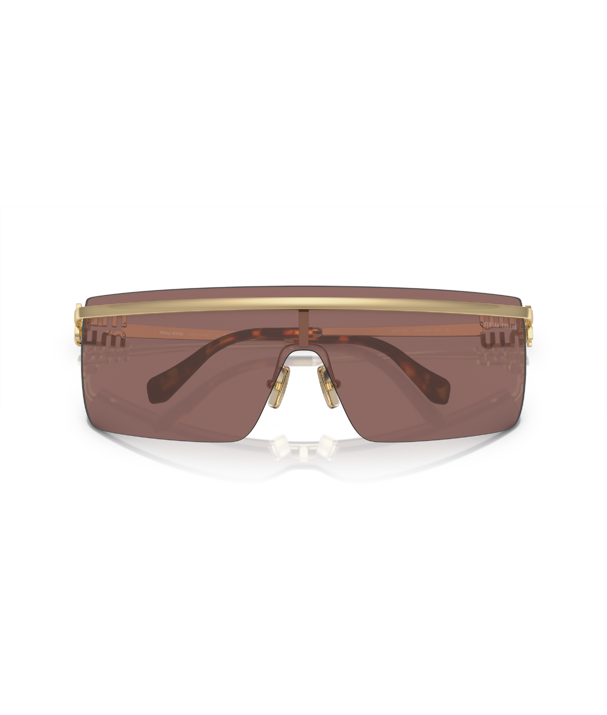 Pale Gold-Brown Mirror Internal Silver