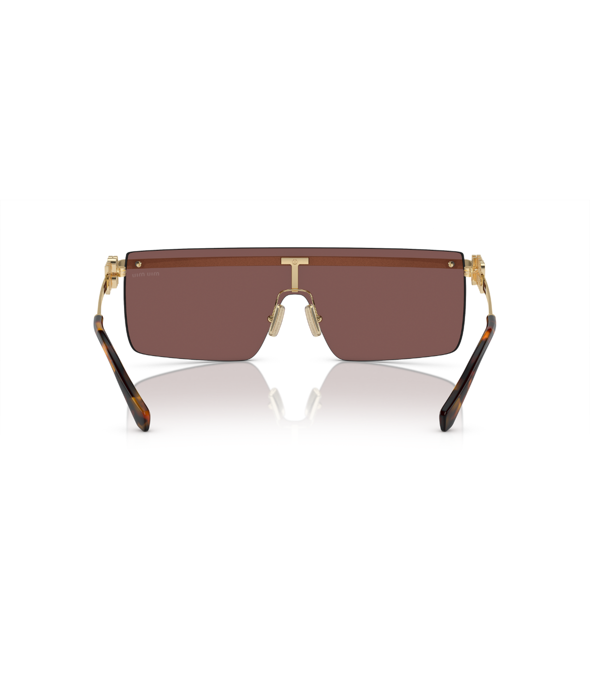 Pale Gold-Brown Mirror Internal Silver