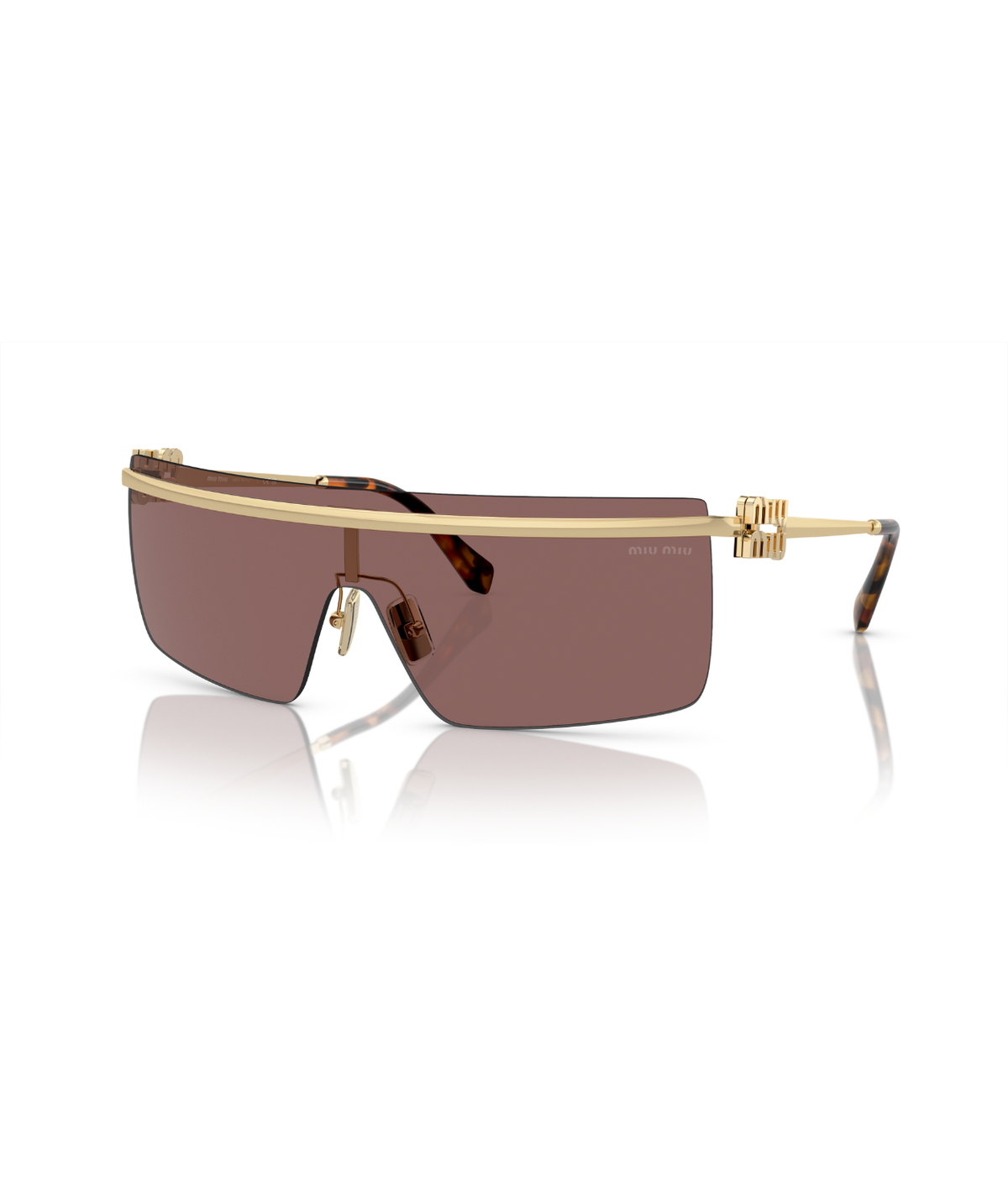 Pale Gold-Brown Mirror Internal Silver