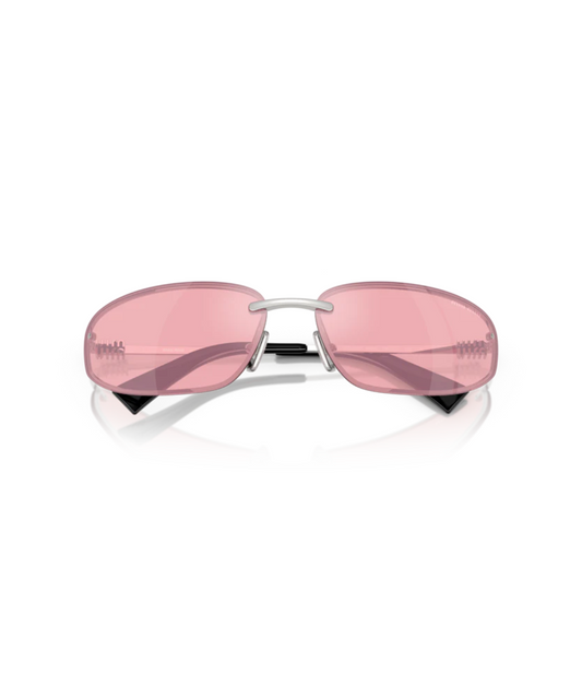 Silver-Pink Mirror