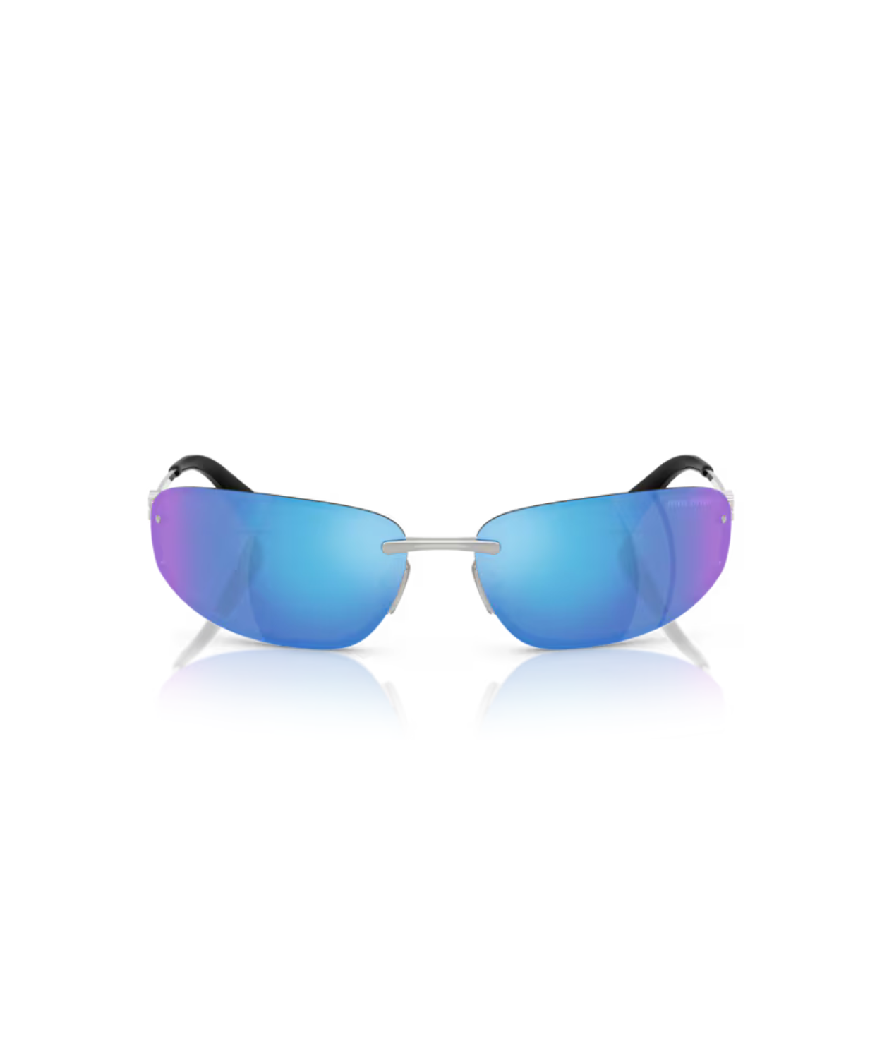 Silver-Light green mirror blue