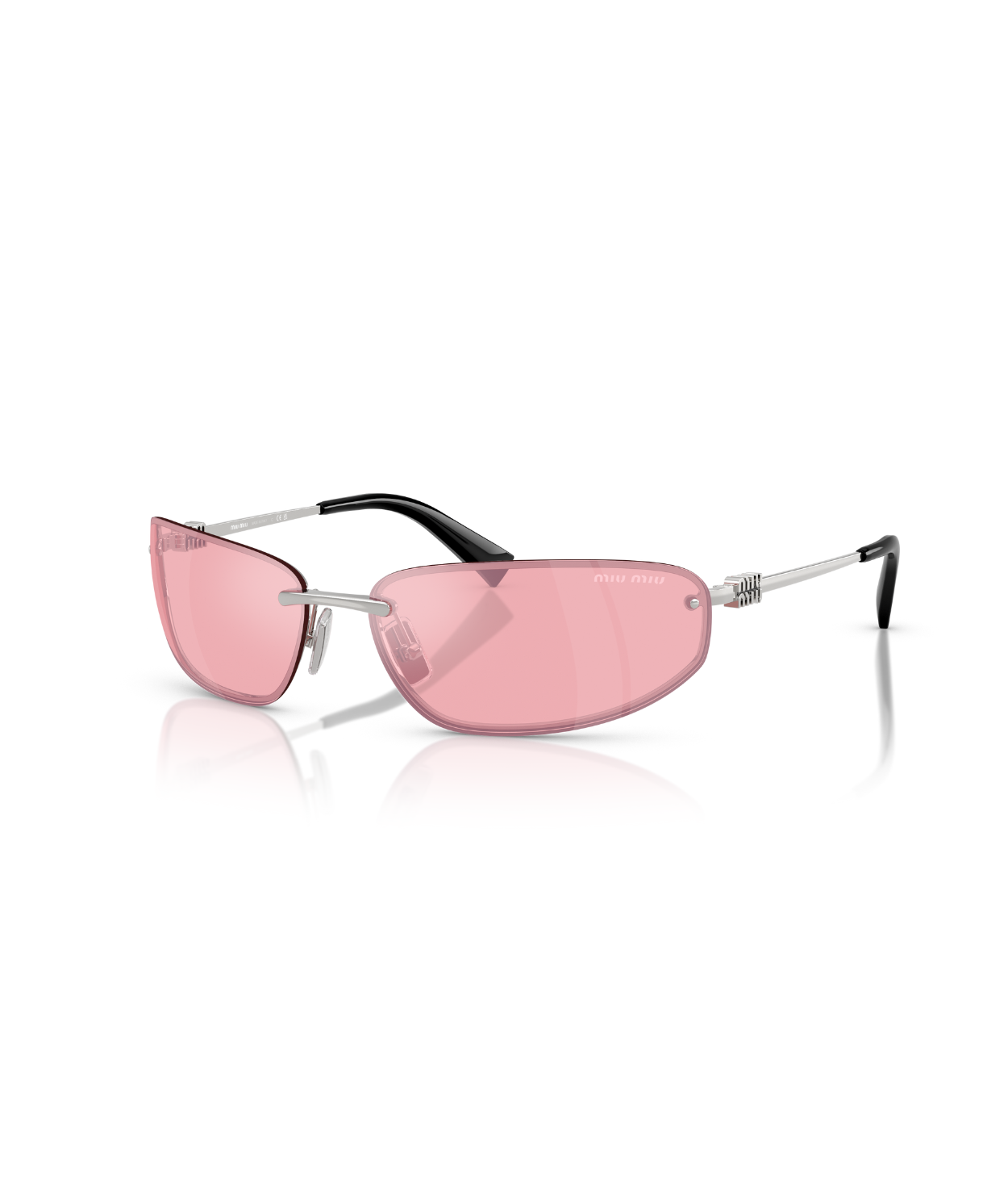 Silver-Pink Mirror