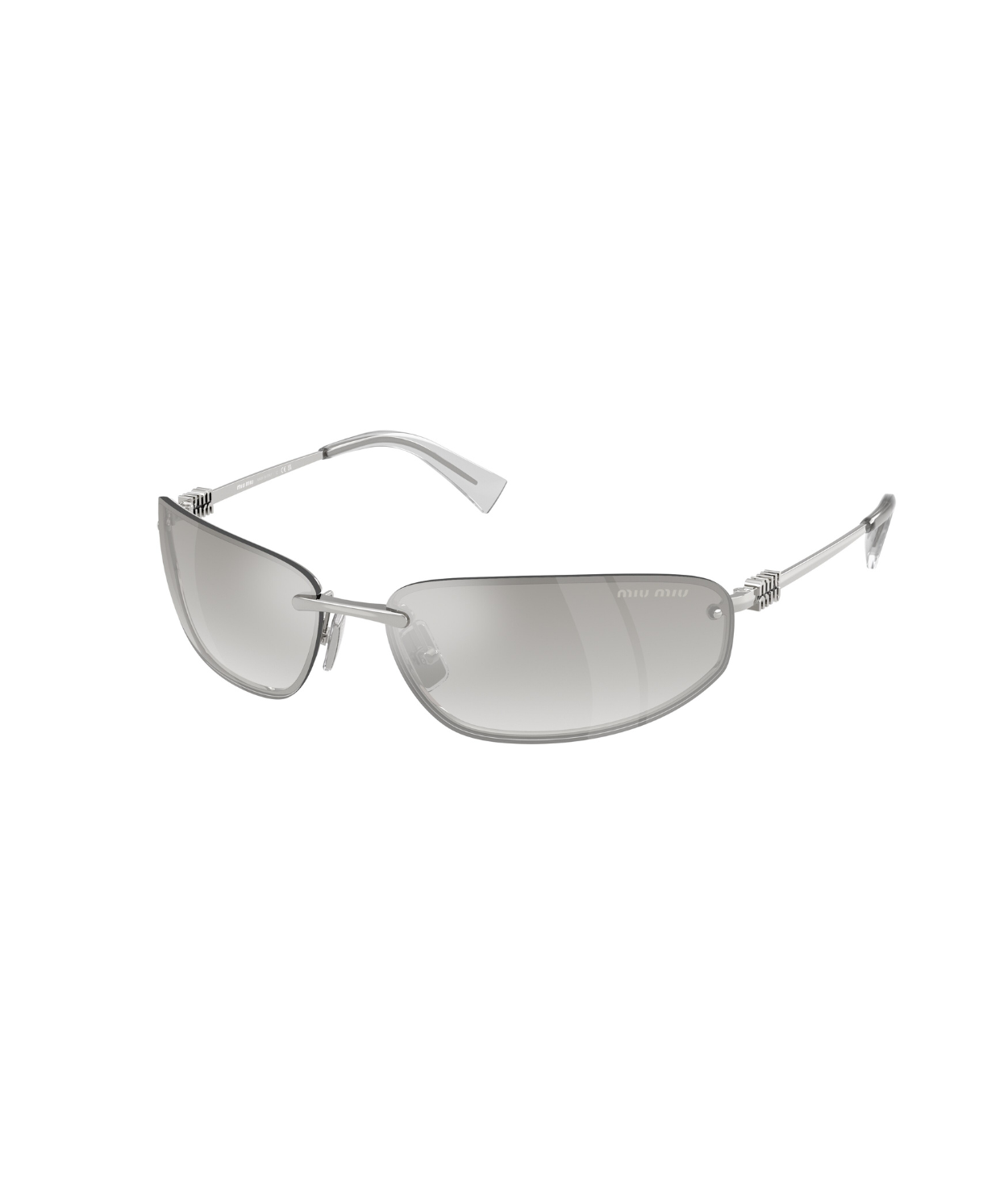 Silver-Clear Silver Gradient