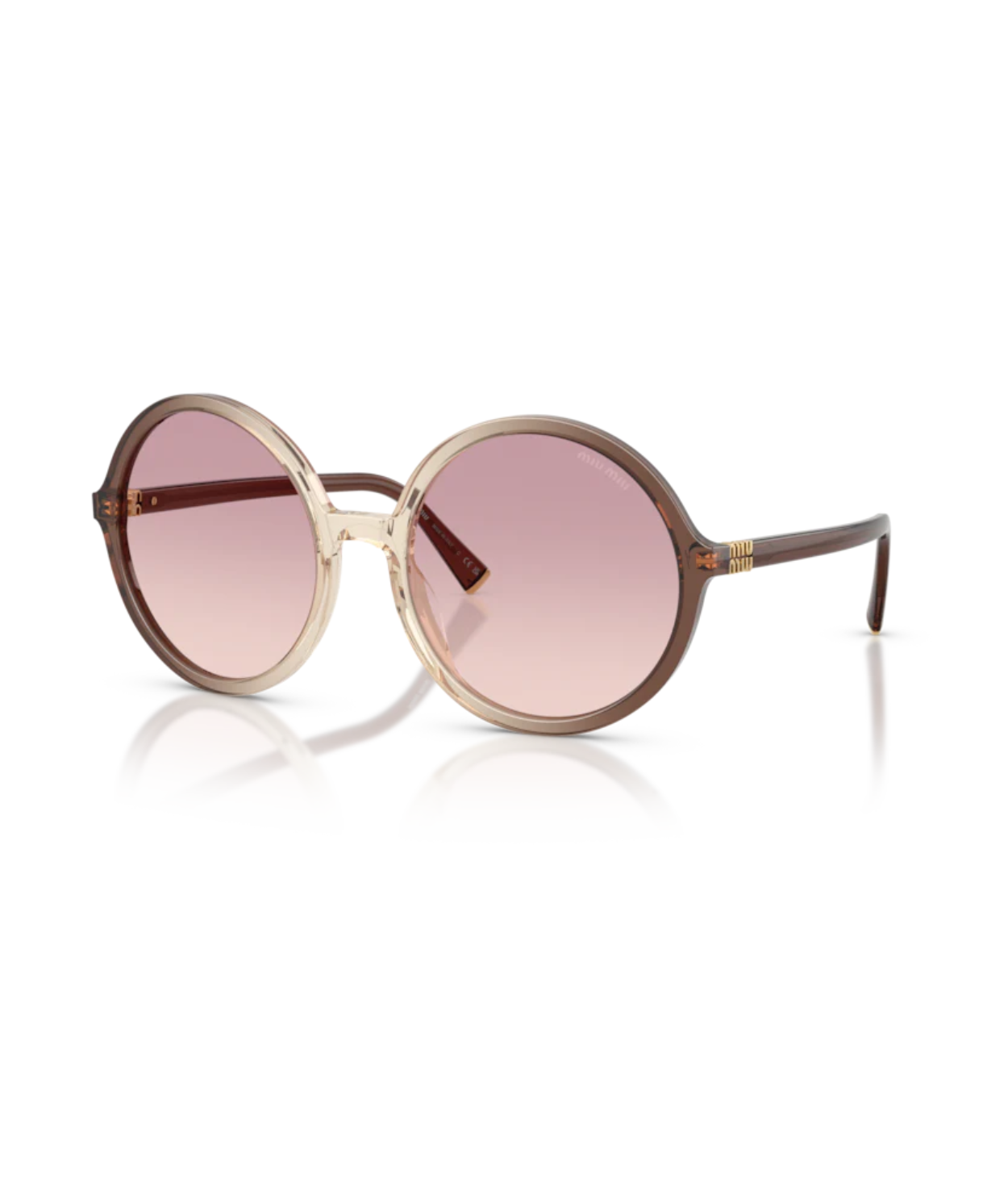 Miu Miu 0MU B02S Round Sunglasses