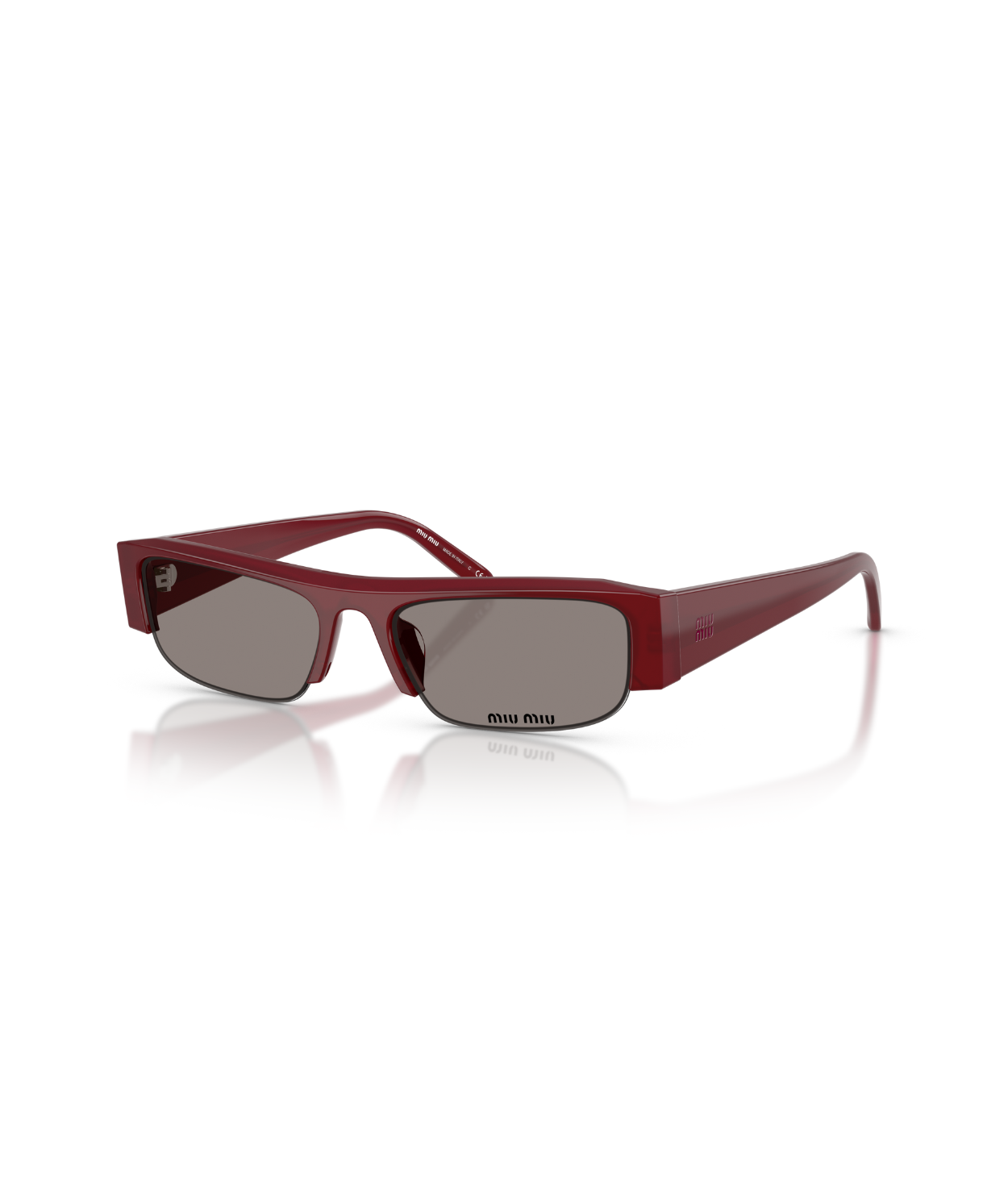 Opaline burgundy -Dark grey