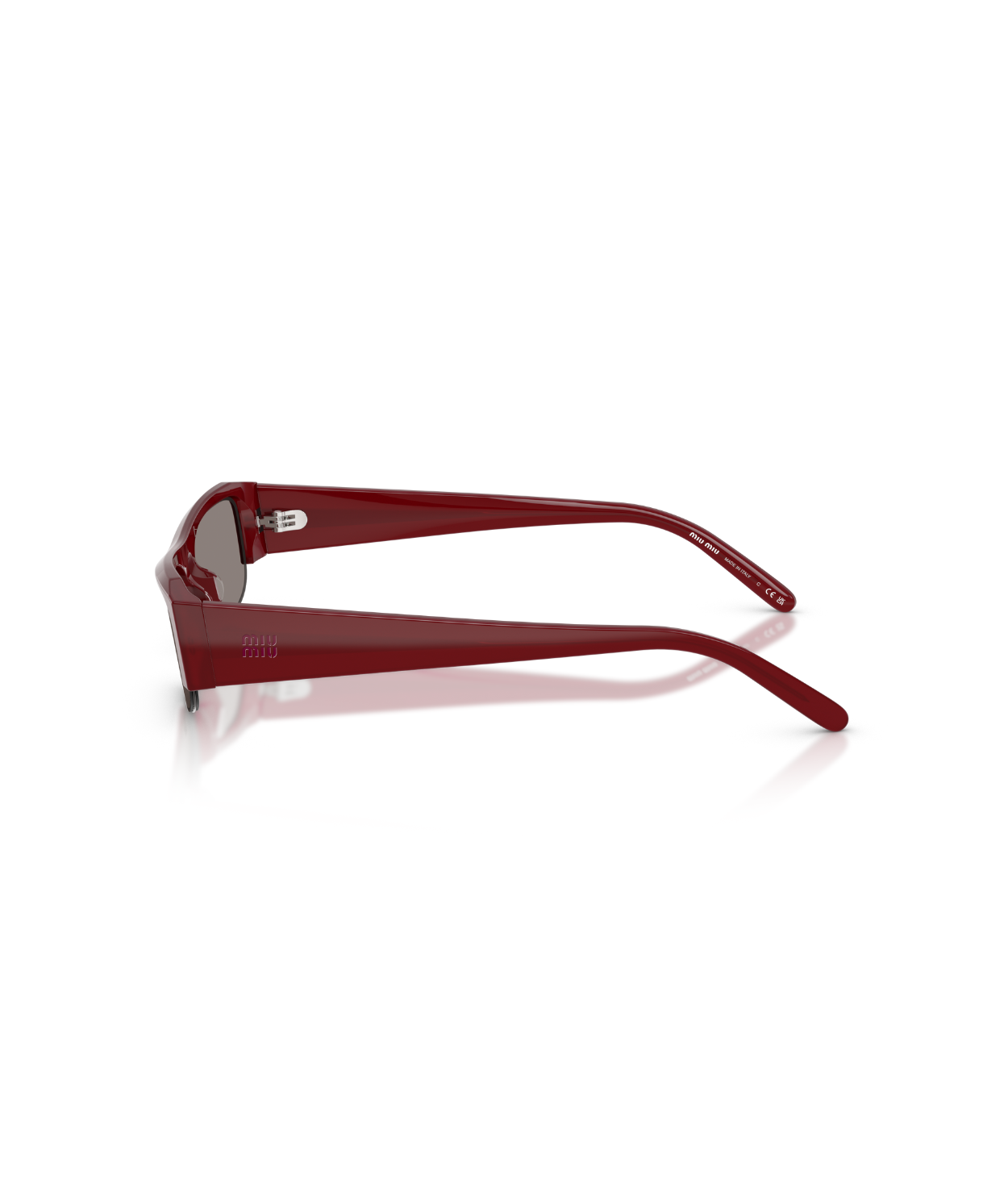 Opaline burgundy -Dark grey