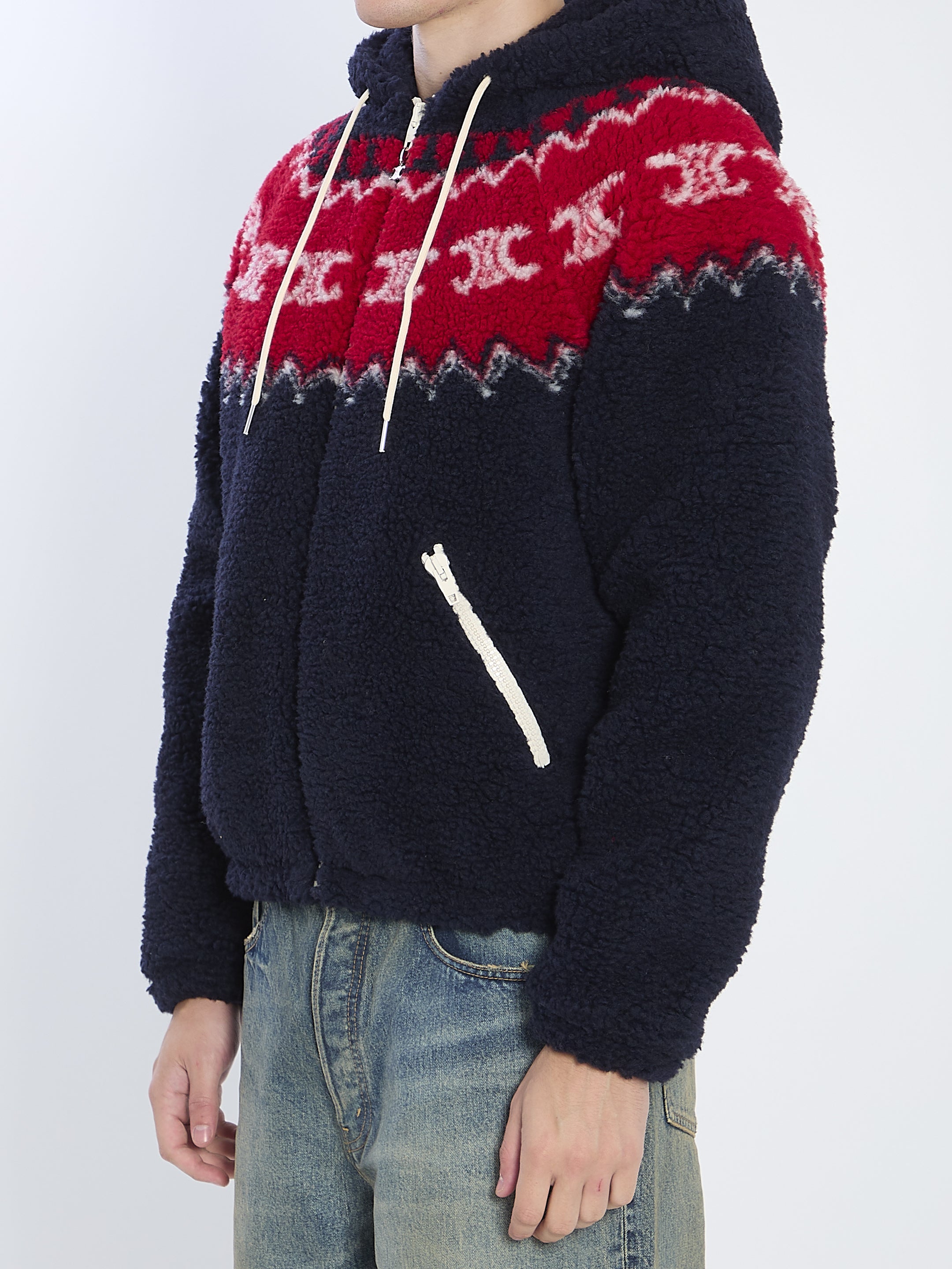 Fair Isle Triomphe hooded jacket 