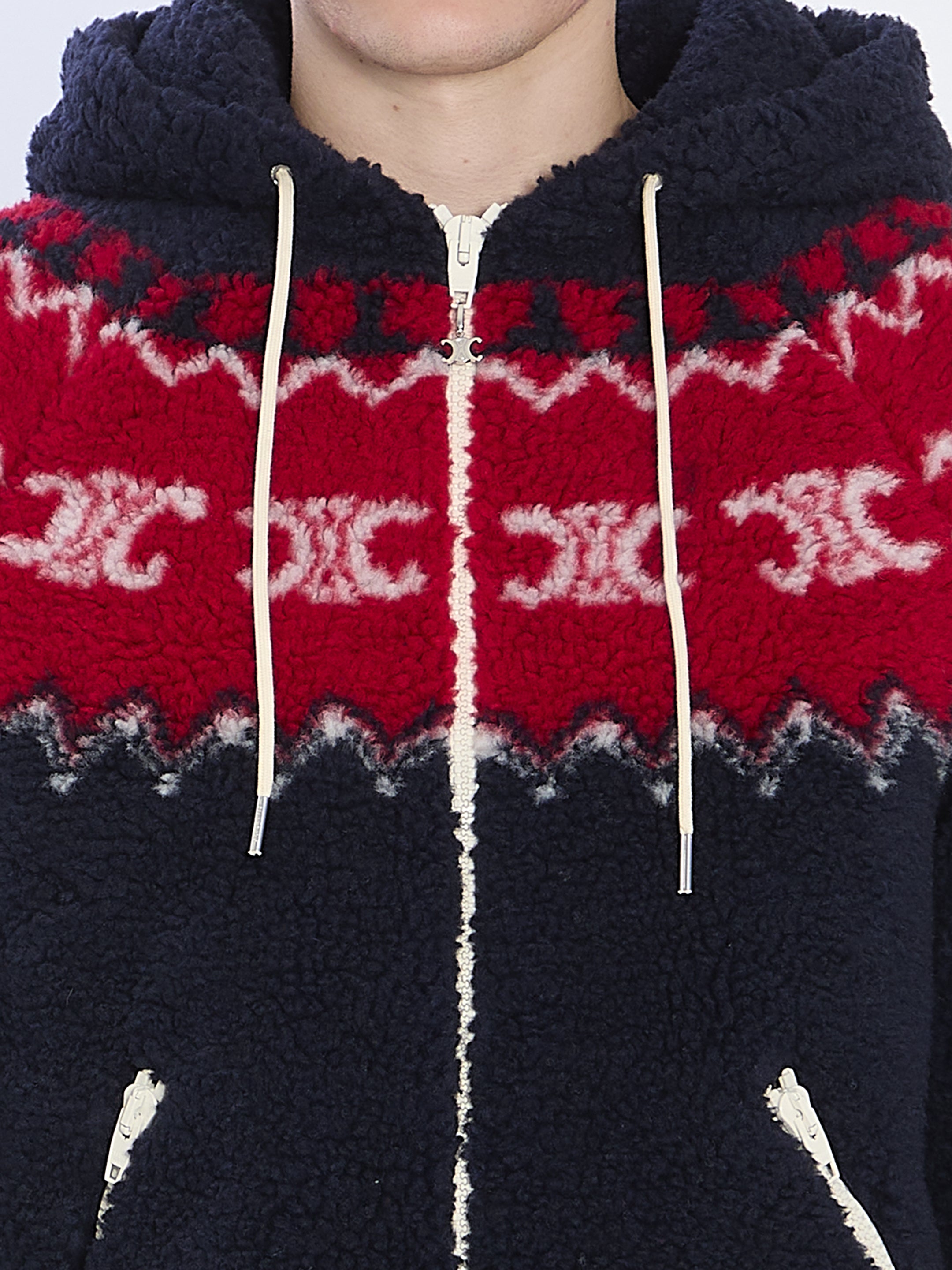 Fair Isle Triomphe hooded jacket 