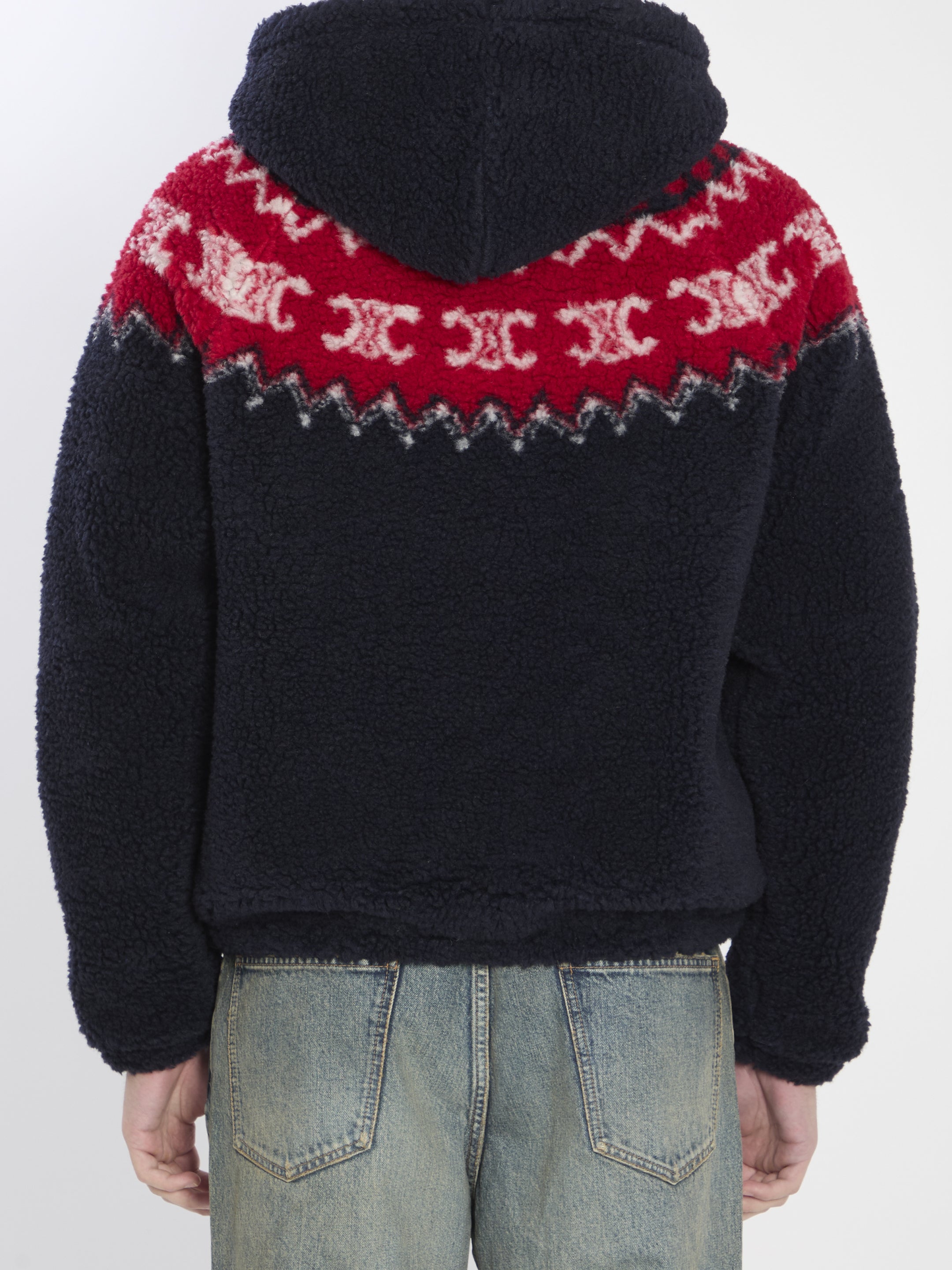 Fair Isle Triomphe hooded jacket 