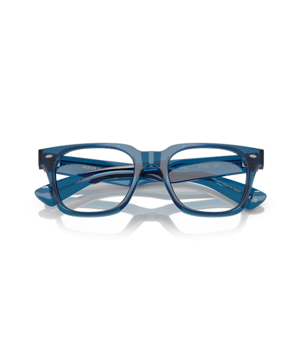Translucent blue