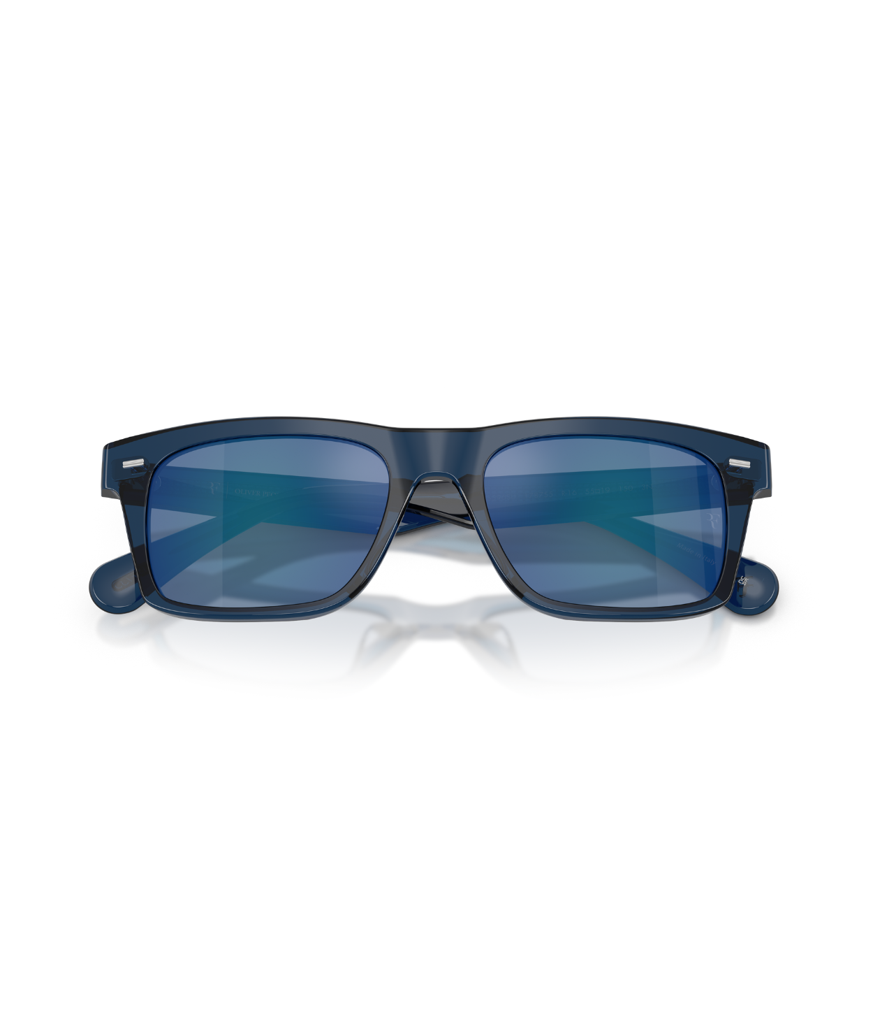 Blue ash-Marine flash mirror
