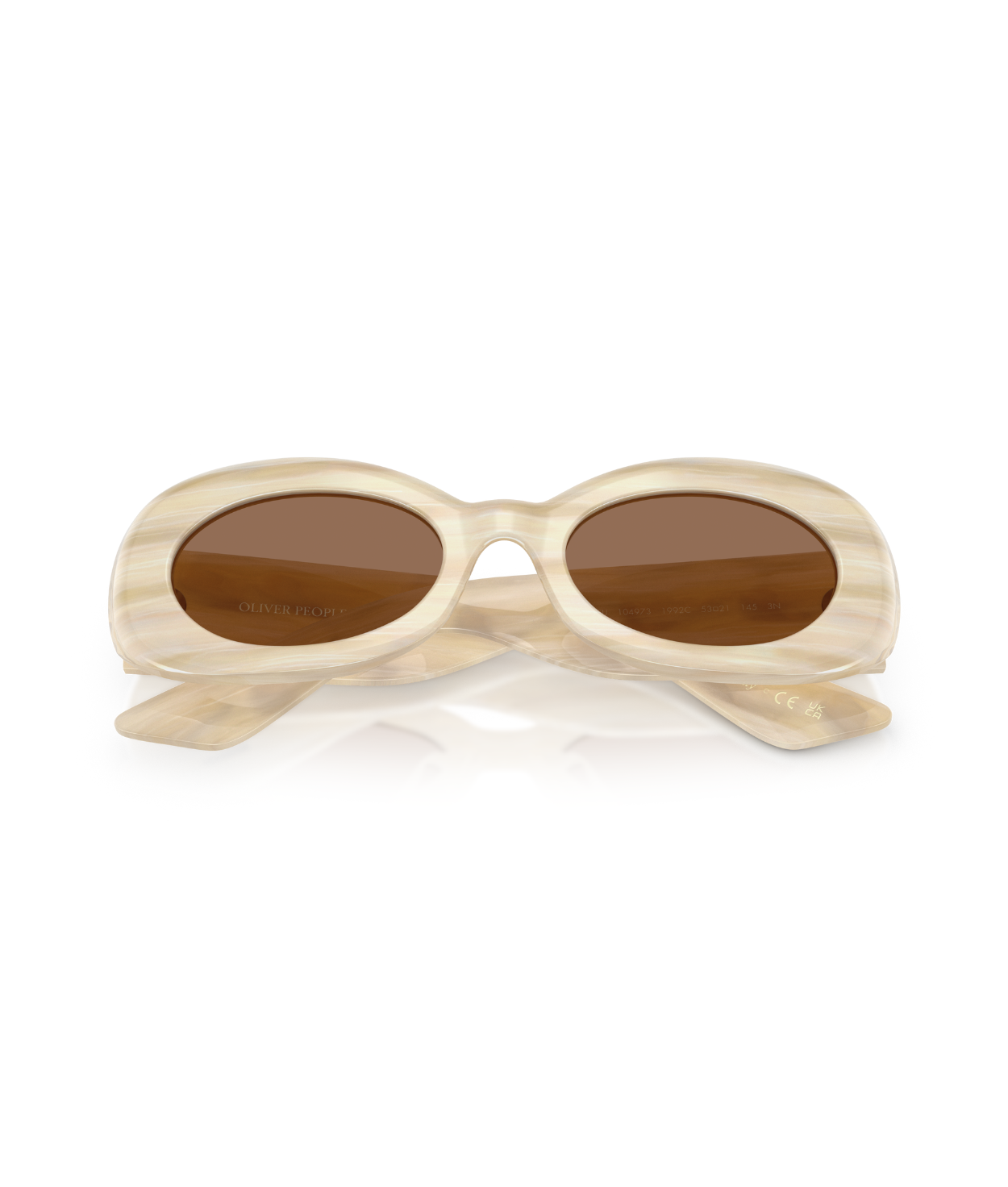 Beige silk-Brown