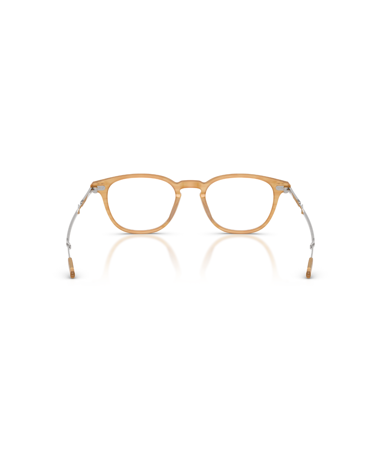 Semi-matte goldwood/brushed silver