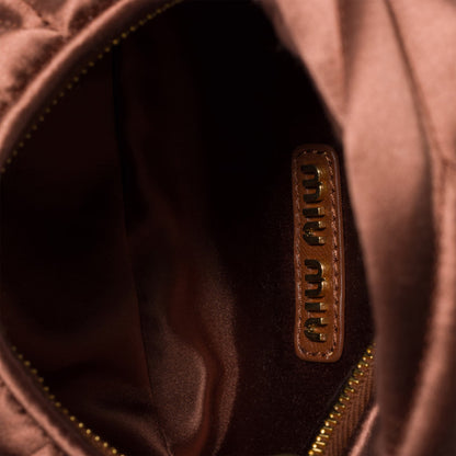 Bolso Wander Matelassé De Satén Mini