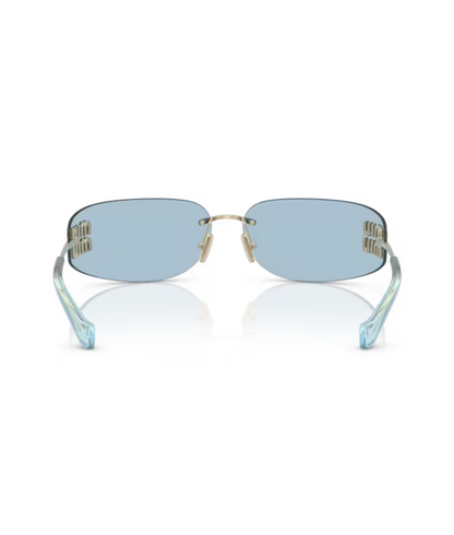 Pale Gold-Light Blue