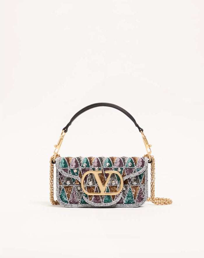 Locò Small Embroidered Shoulder Bag