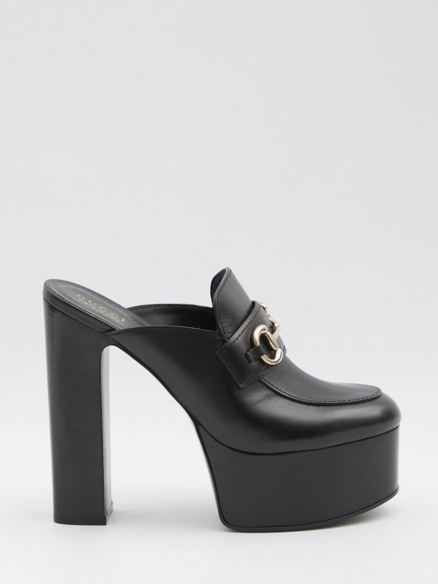 Platform mules with Horsebit