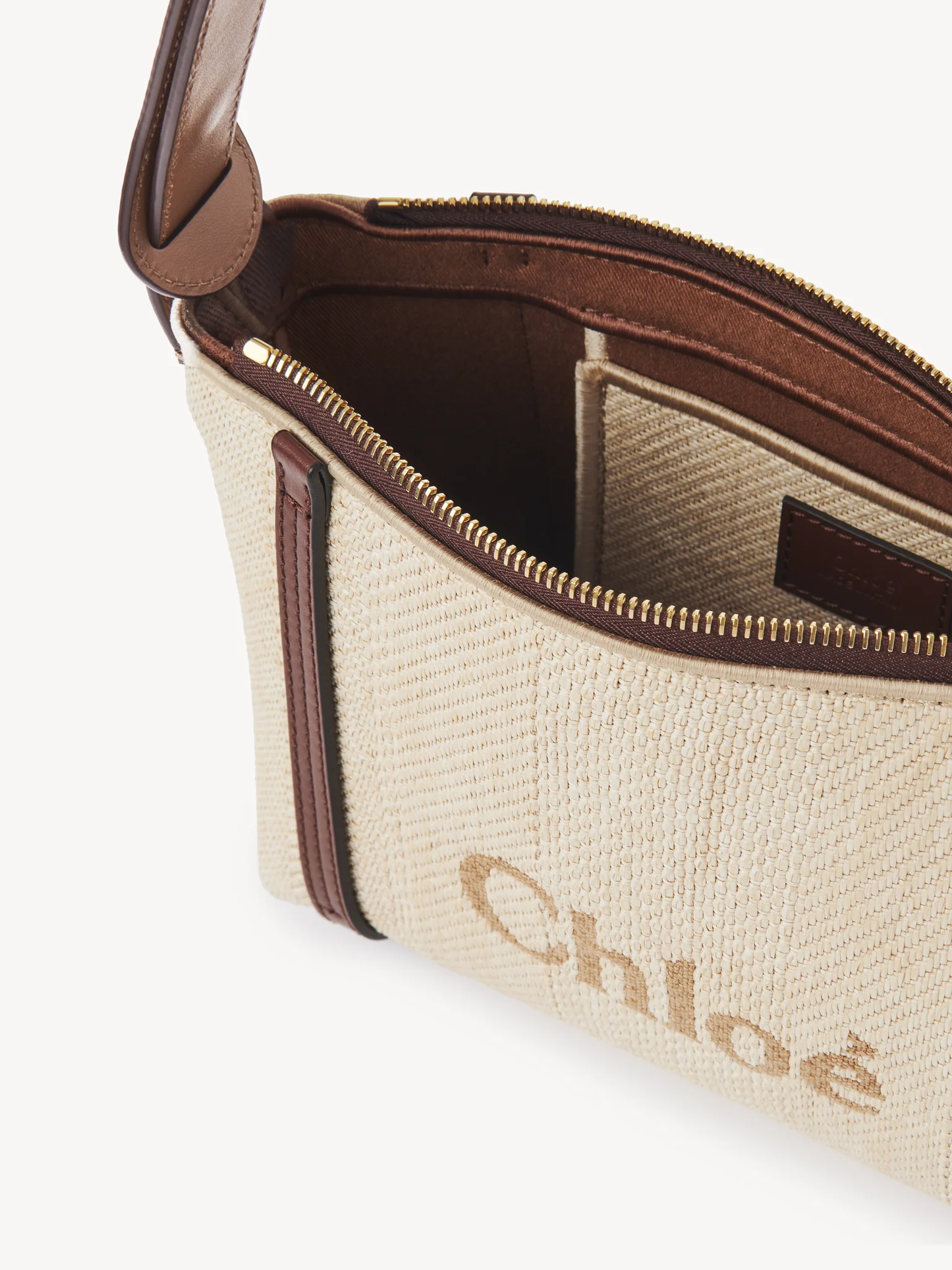 Carry shoulder bag in raffia