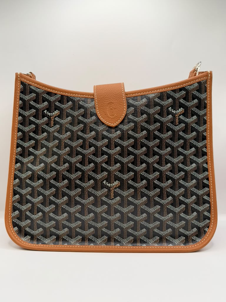 Goyard Musette Bag Black / Tan PM