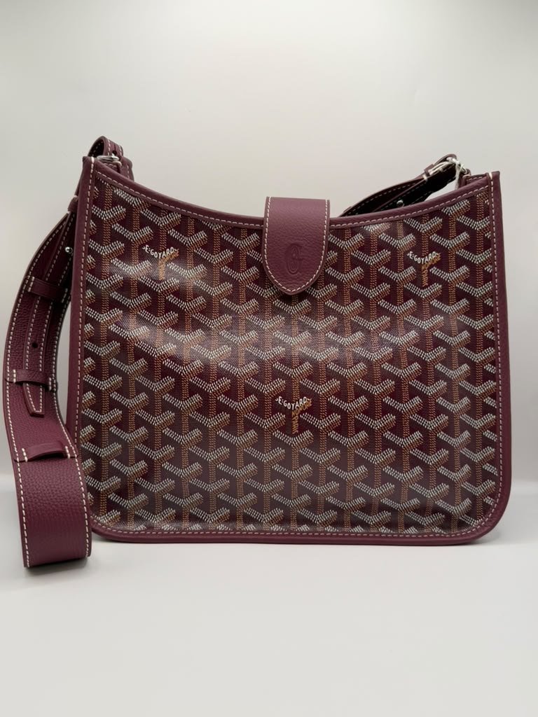 Goyard Musette Bag Burgundy PM