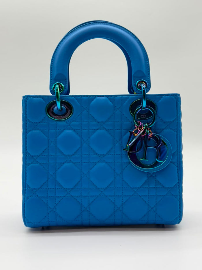 Christian Dior Lady Dior Bag Azur Small