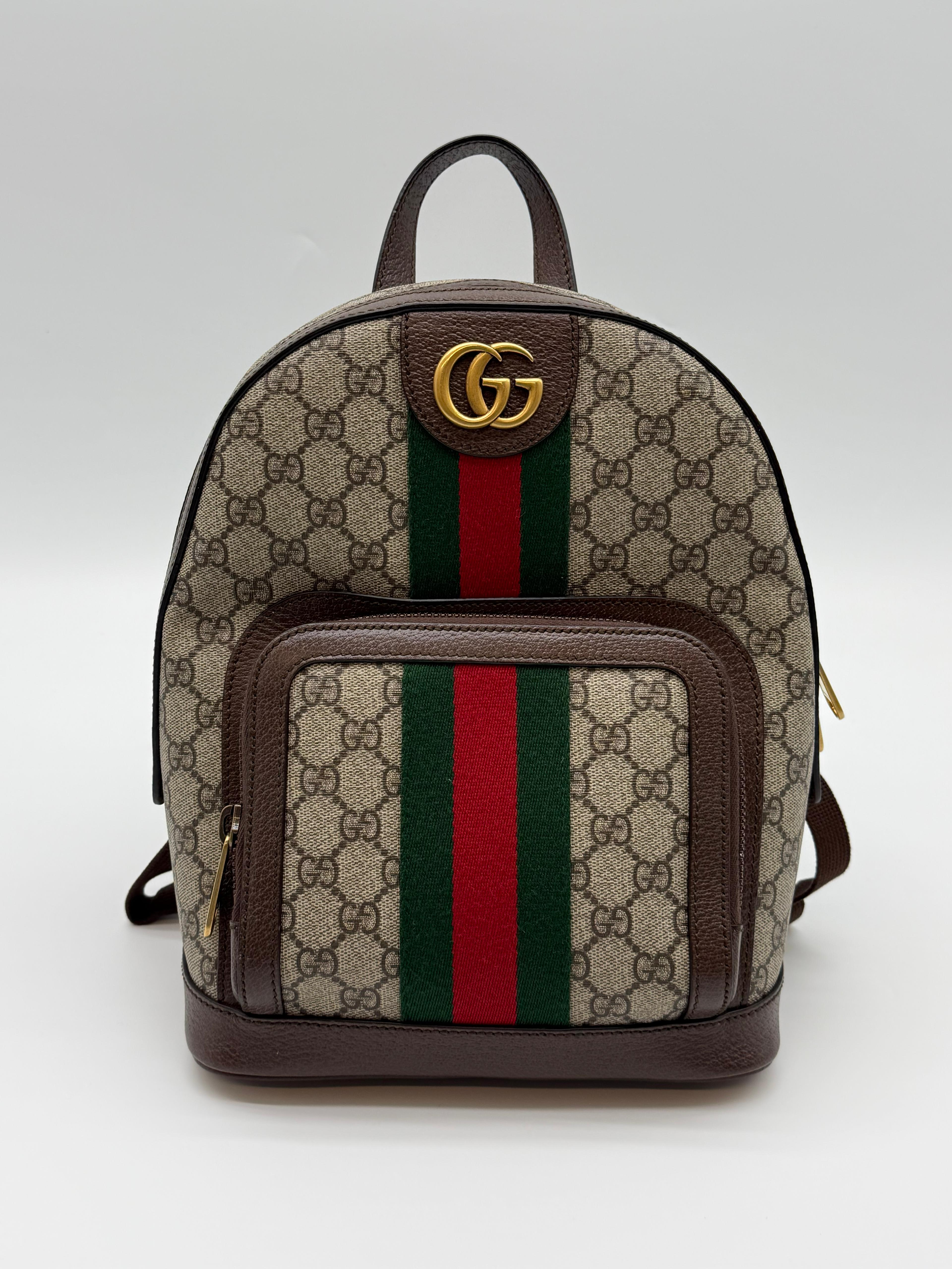 gucci mini backpack women Gucci Backpack Monogram Small